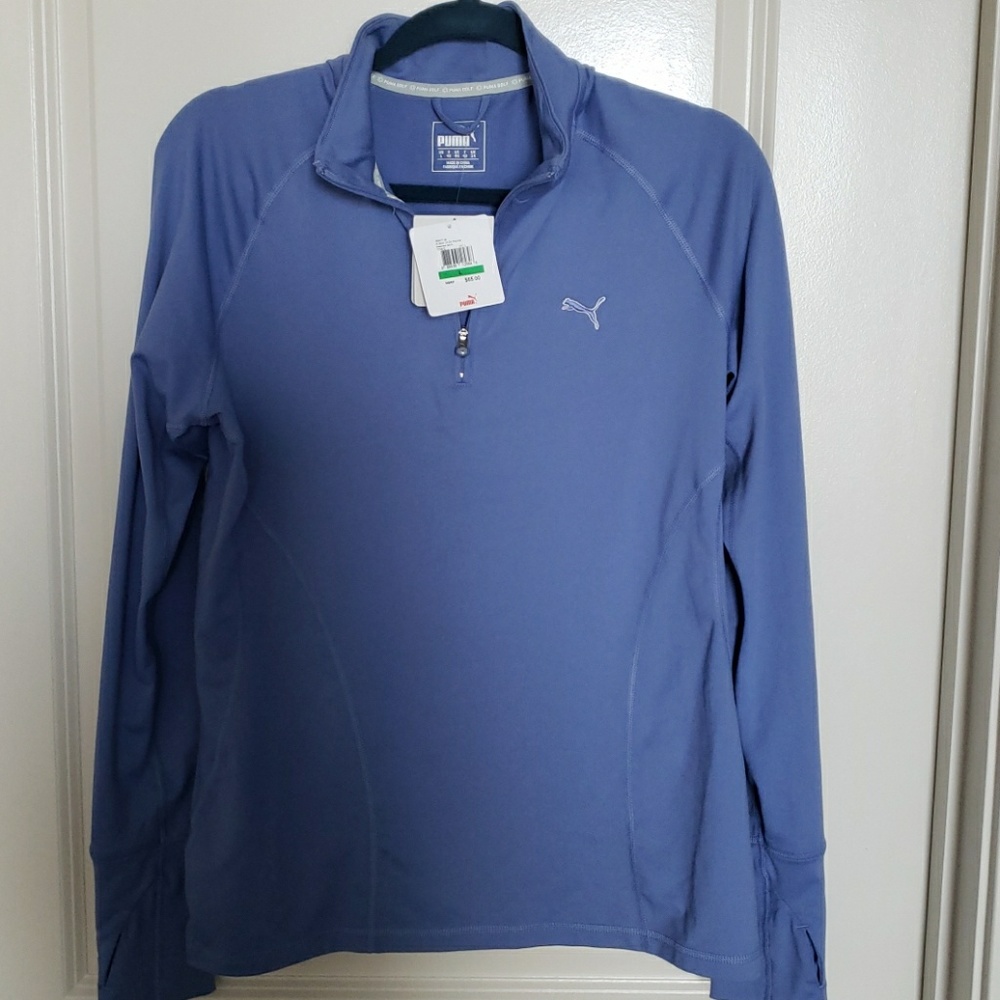 PUMA 1/4 zip pullover golf shirt
